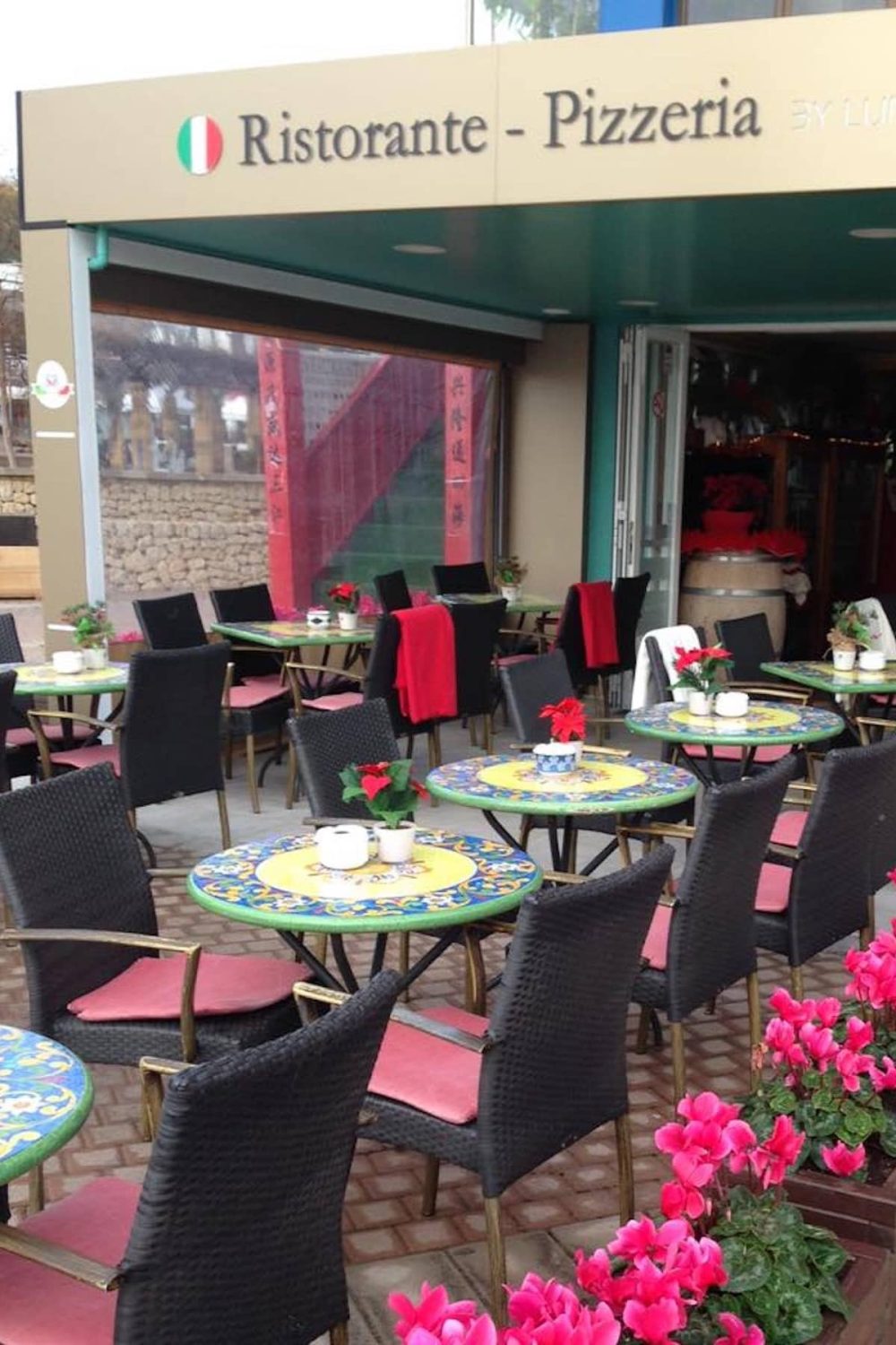 Ristorante Pizzeria La Luna, terraza